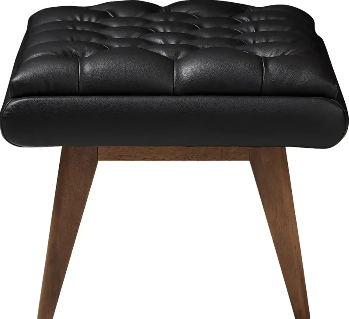 Minneha Black Ottoman