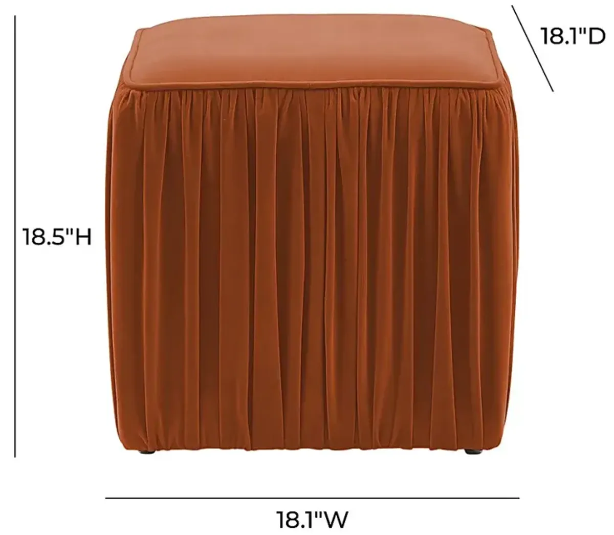 Billecart Cognac Accent Ottoman