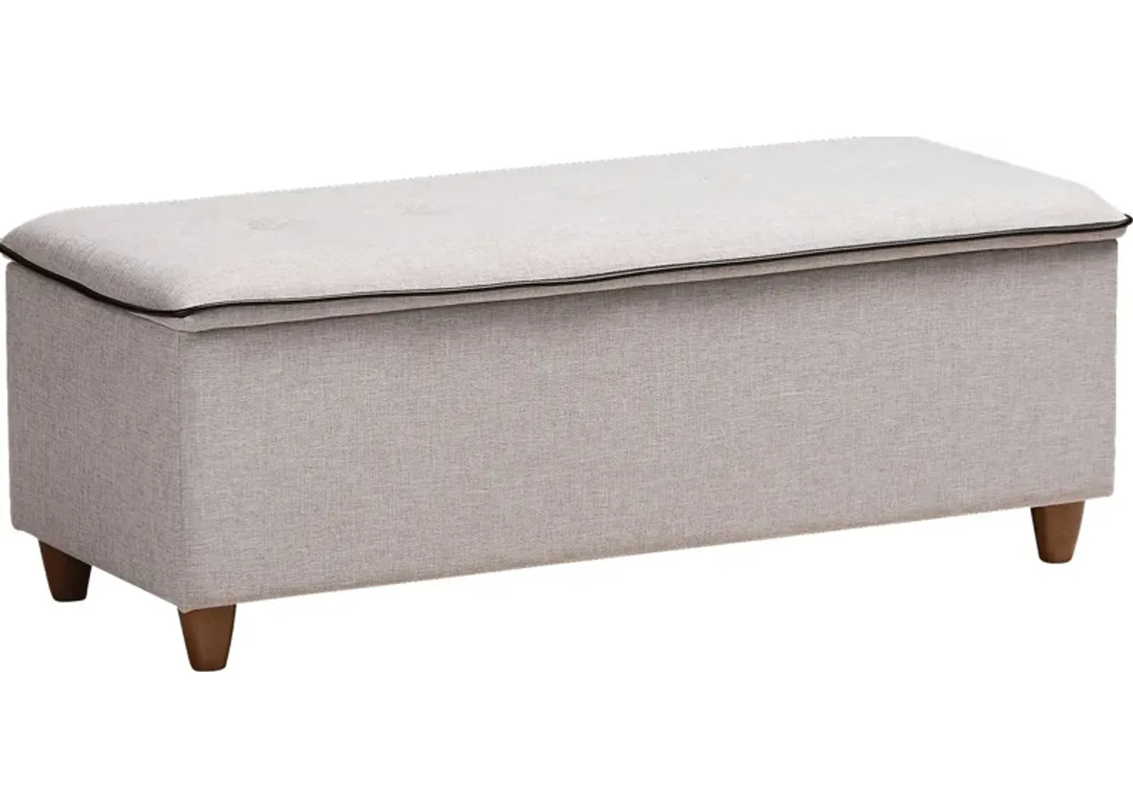 Gioni Gray Storage Ottoman