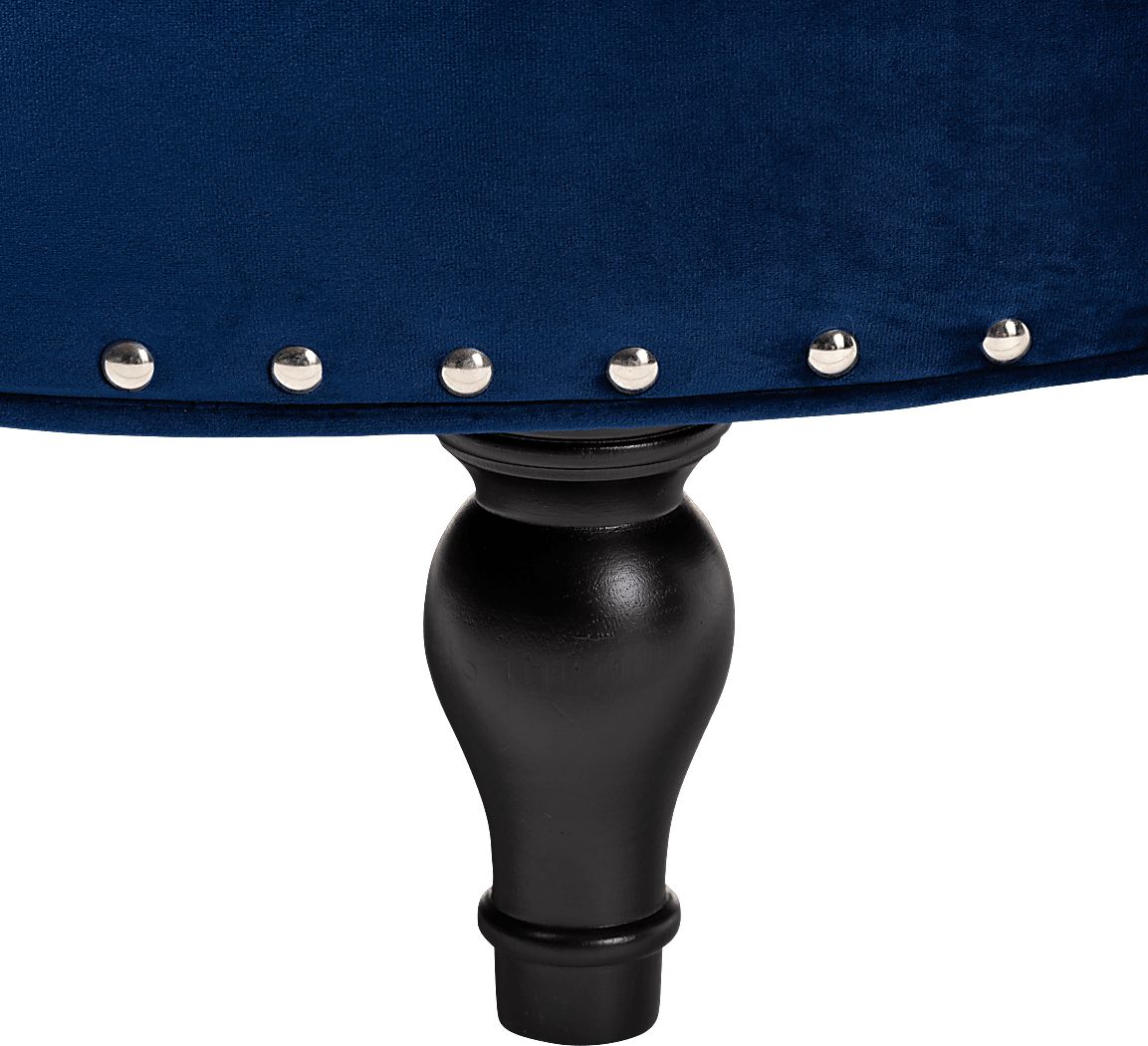 Palmyro Blue Cocktail Ottoman