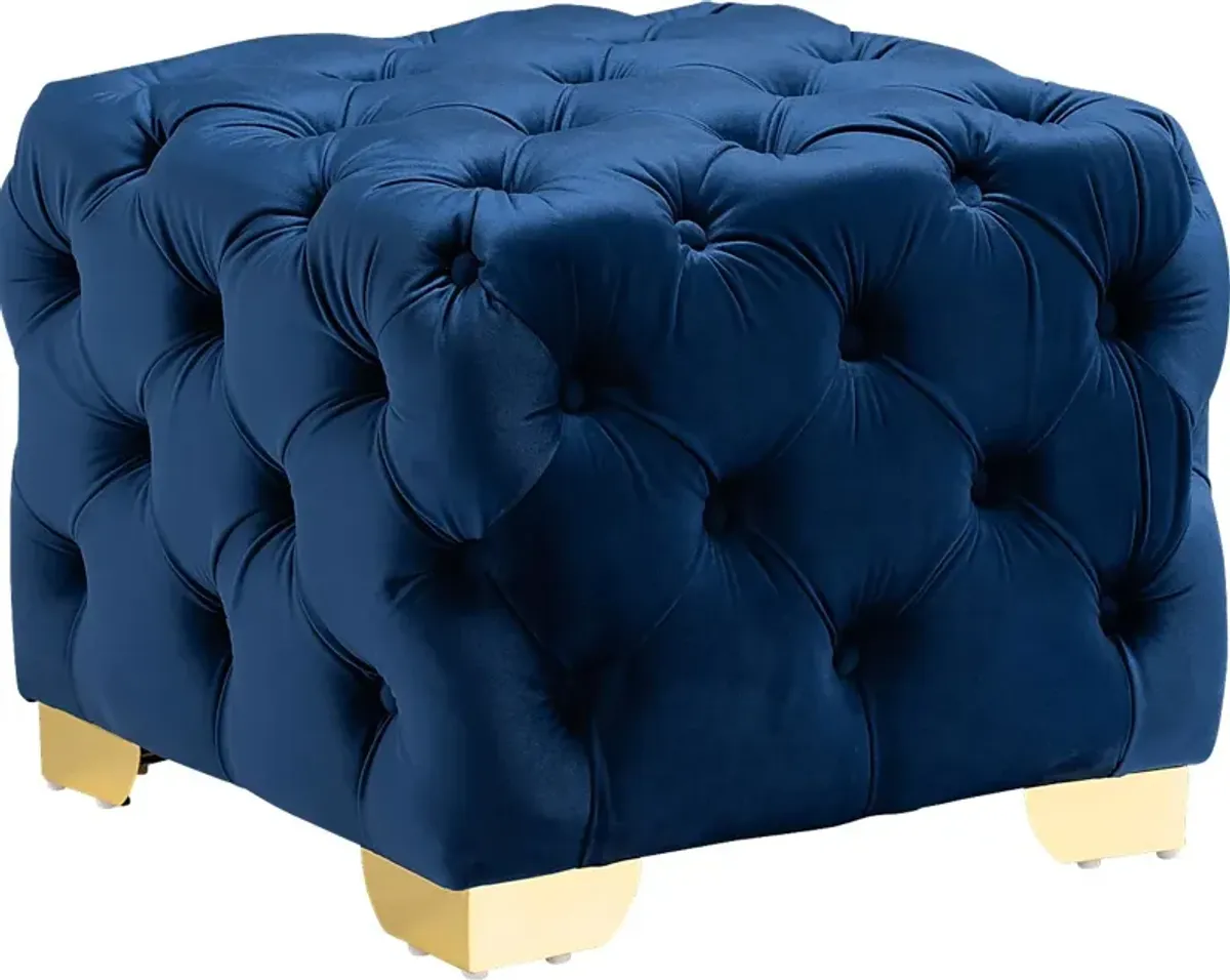 Avocet Blue Ottoman