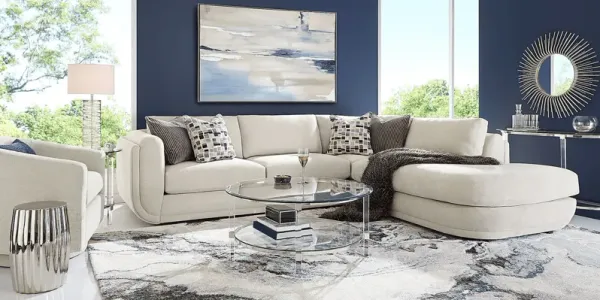 Laguna Hills Dove 5 Pc Sectional Living Room