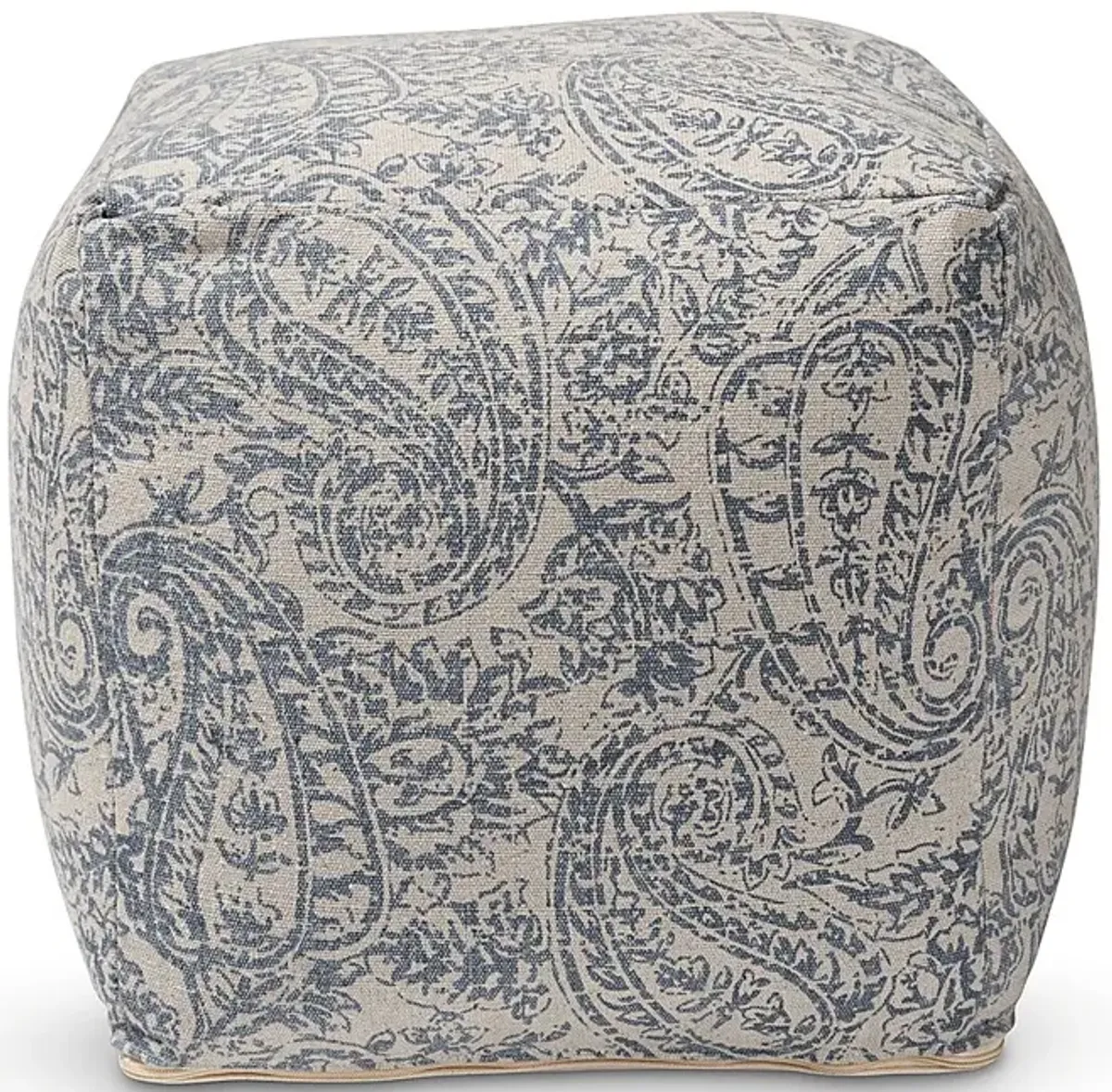 Earleigh Gray Pouf