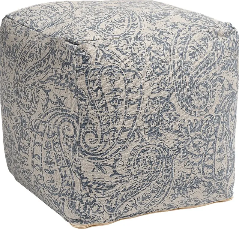 Earleigh Gray Pouf