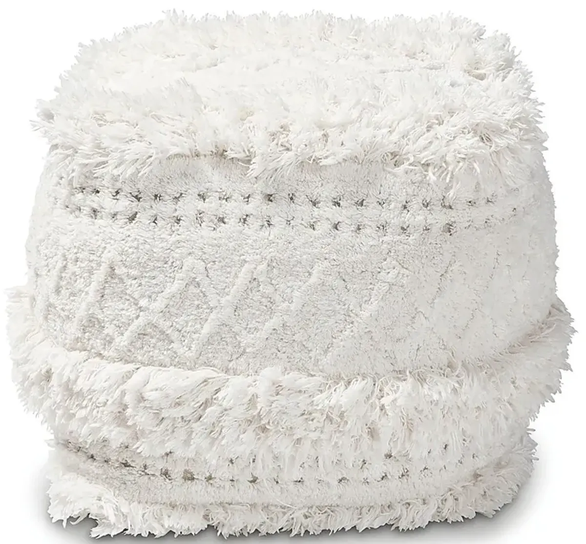 Bellerive Ivory Pouf