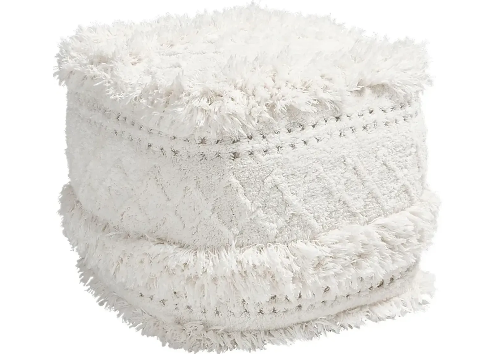 Bellerive Ivory Pouf