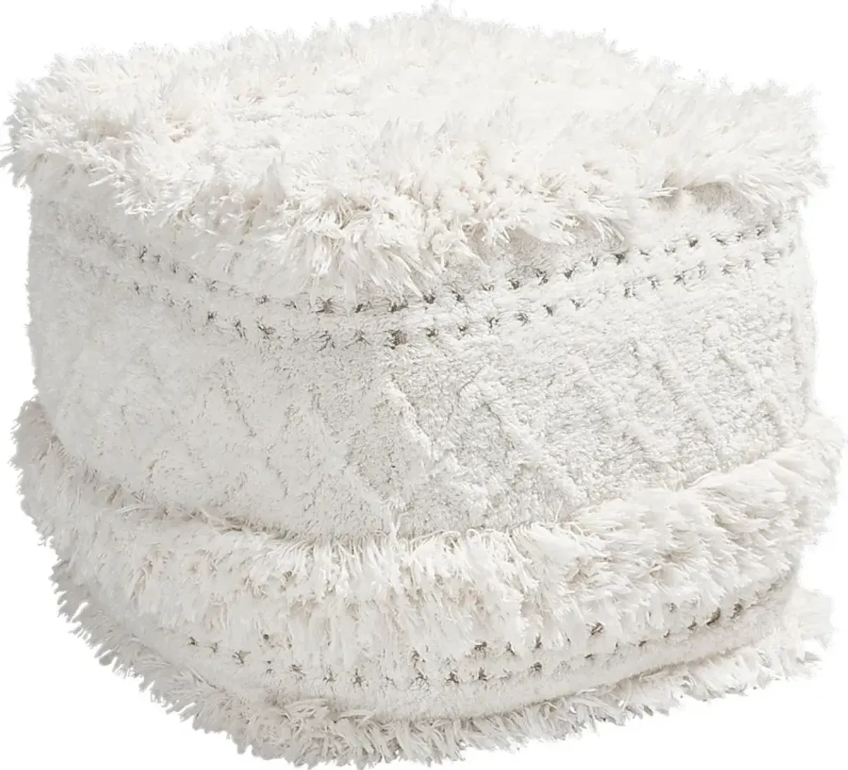 Bellerive Ivory Pouf