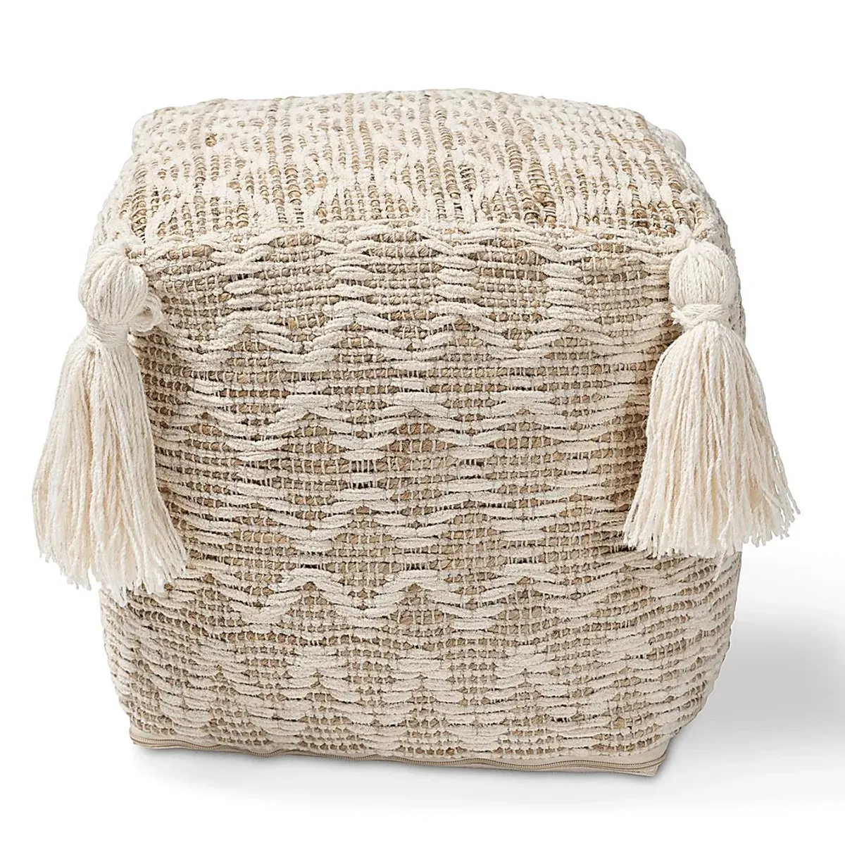 Kentmont Lane Natural Pouf