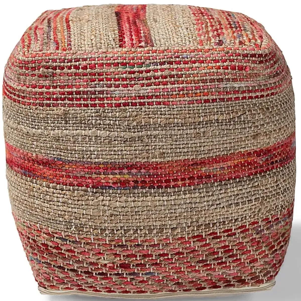 Avenel Court Natural Pouf