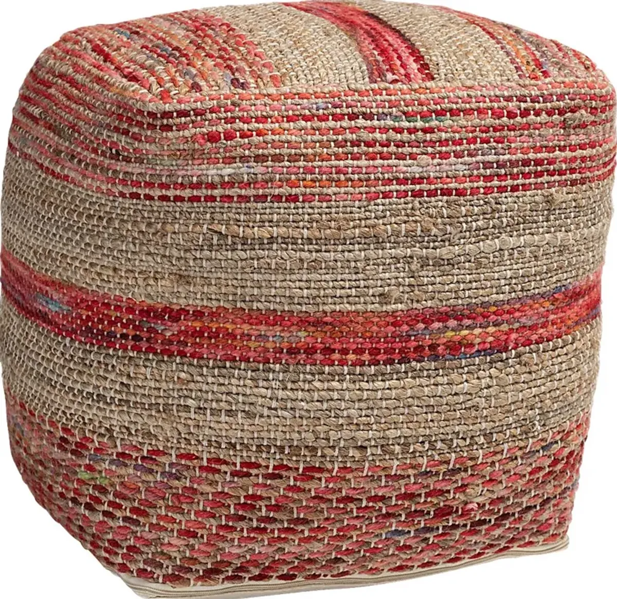 Avenel Court Natural Pouf