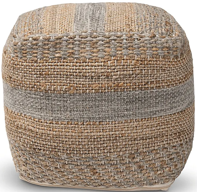 Duxberry Natural Pouf