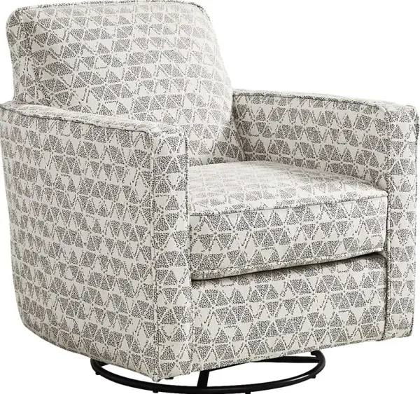 Salgado Beige Swivel Chair