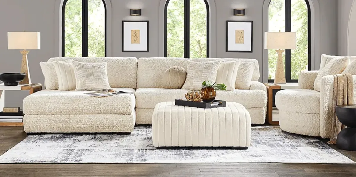 Chandler Ivory 2 Pc Sectional