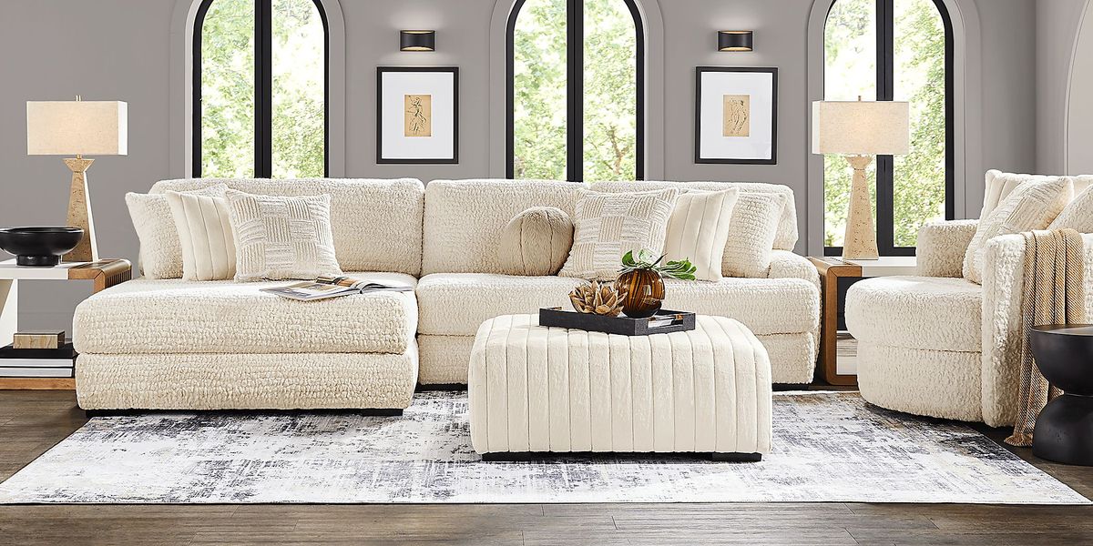 Chandler Ivory 2 Pc Sectional