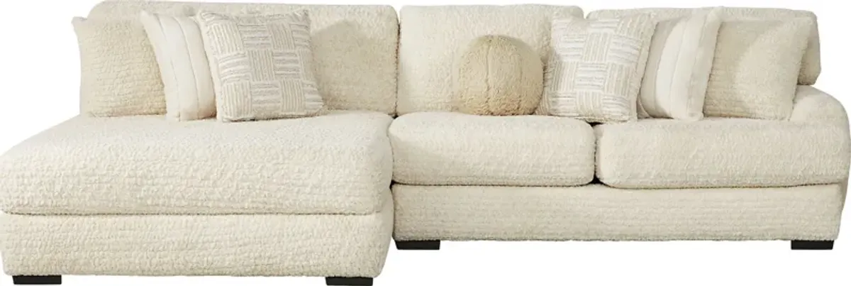 Chandler Ivory 2 Pc Sectional