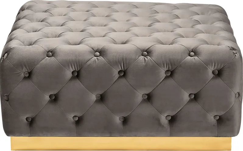 Astro Way Gray Cocktail Ottoman