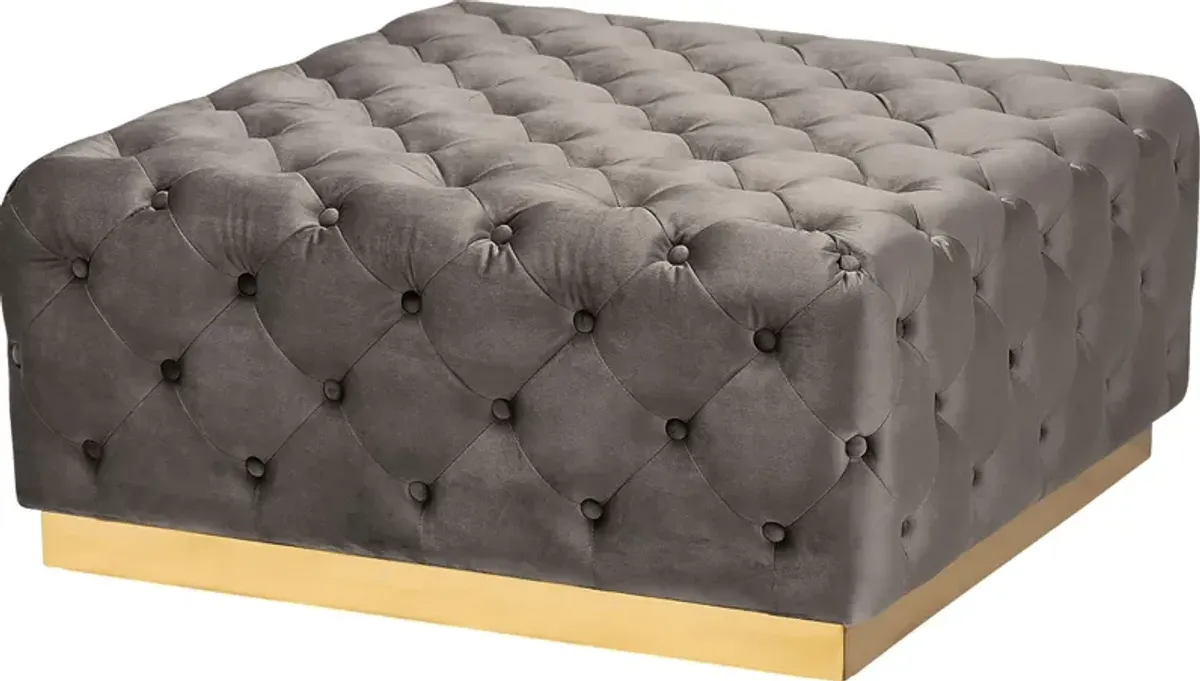 Astro Way Gray Cocktail Ottoman