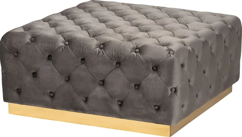 Astro Way Gray Cocktail Ottoman