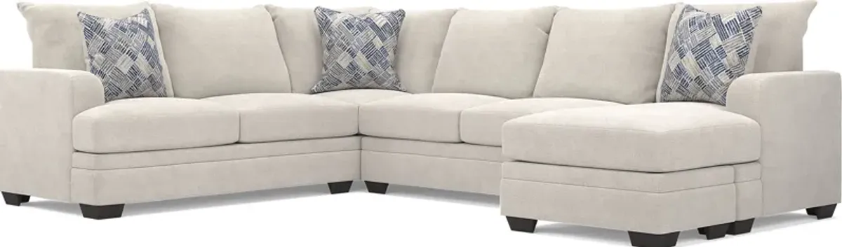 Copley Court Parchment 2 Pc Sectional