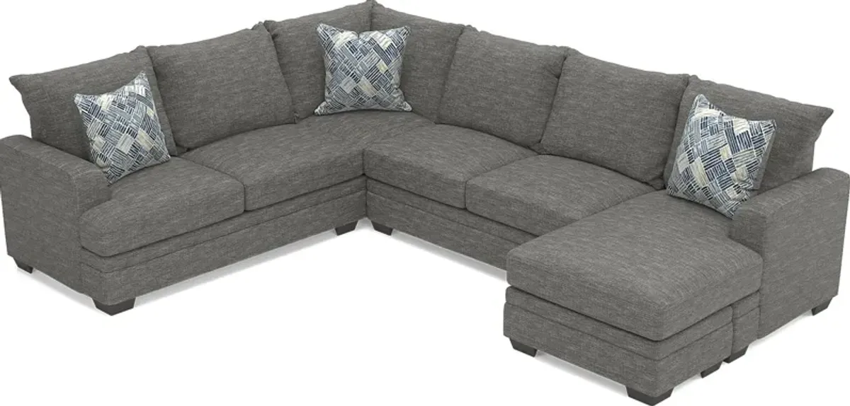 Copley Court Pewter 2 Pc Sectional