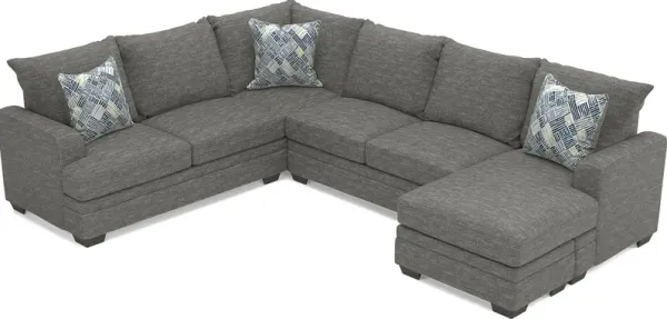 Copley Court Pewter 2 Pc Sectional