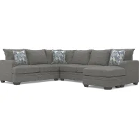 Copley Court Pewter 2 Pc Sectional