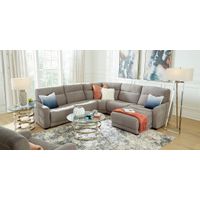 West Highlands Gray 5 Pc Reclining Sectional