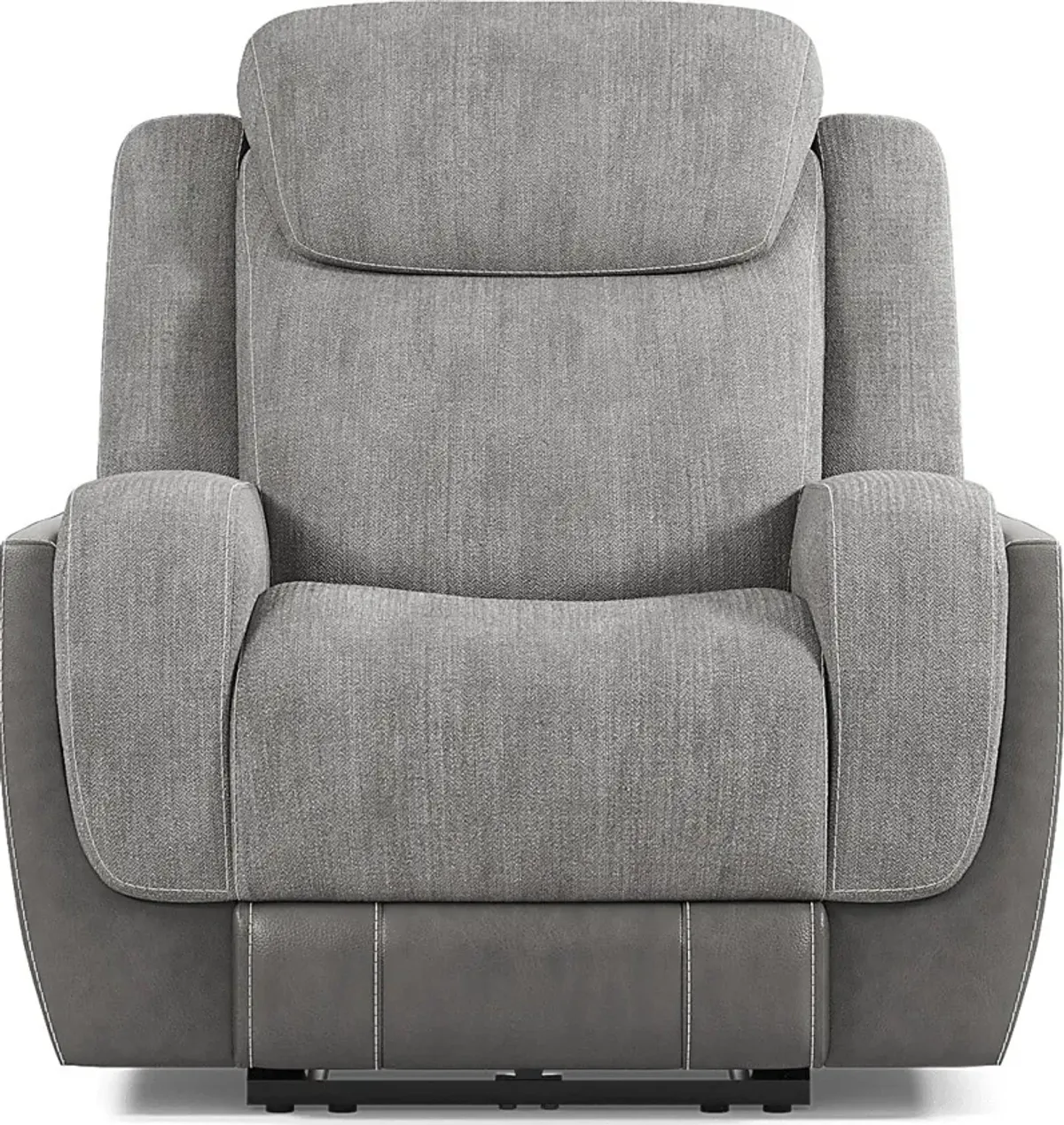 State Street Gray 3 Pc Dual Power Reclining Living Room