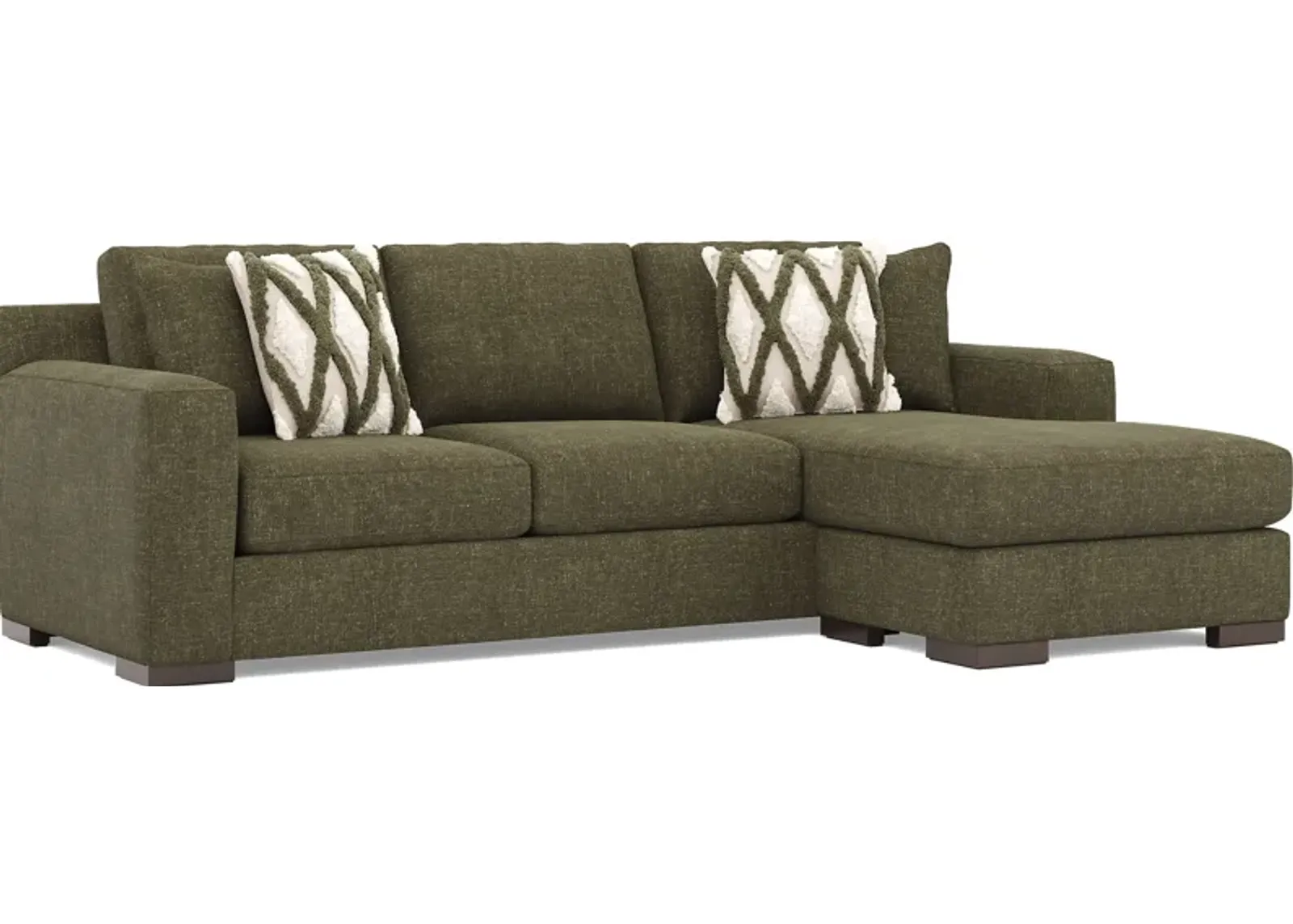 Melbourne Olive Sofa Chaise