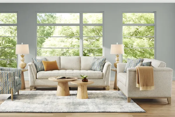 Fairmont Oyster 9 Pc Living Room