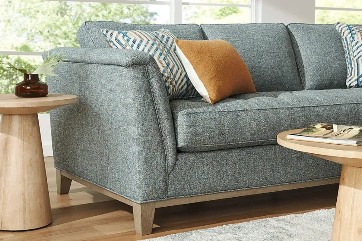 Fairmont Blue 9 Pc Living Room
