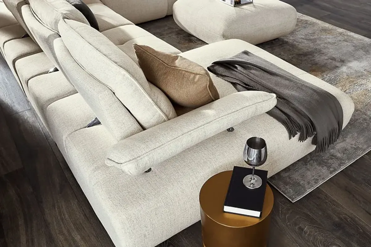 Olympia Linen 5 Pc Sectional