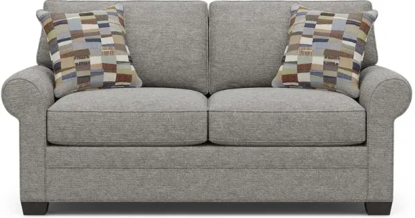Bellingham Gray Textured Gel Foam Sleeper Loveseat
