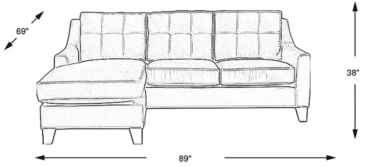 Maddy Place Basil Sofa Chaise