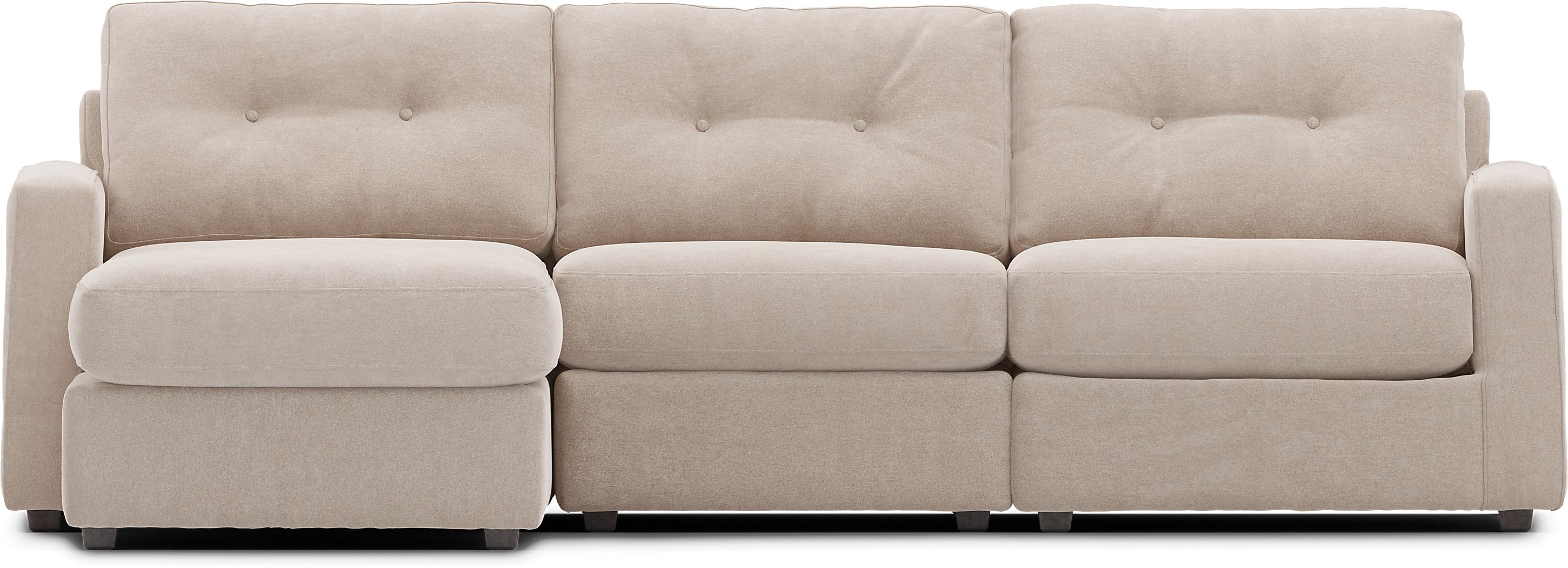 ModularOne Beige 3 Pc Sectional