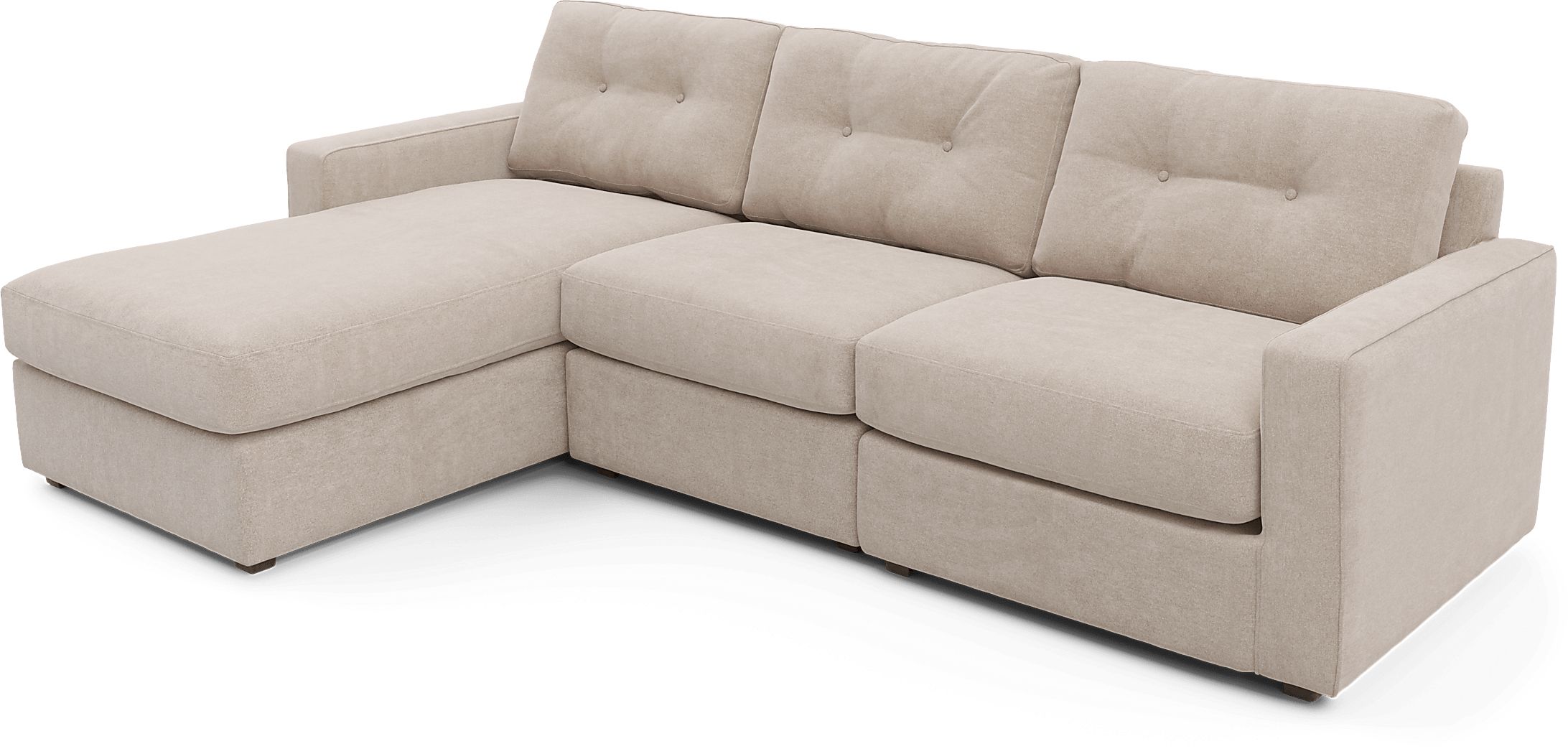 ModularOne Beige 3 Pc Sectional