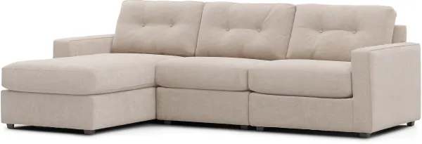 Beige 3 Pc Power Reclining ModularOne