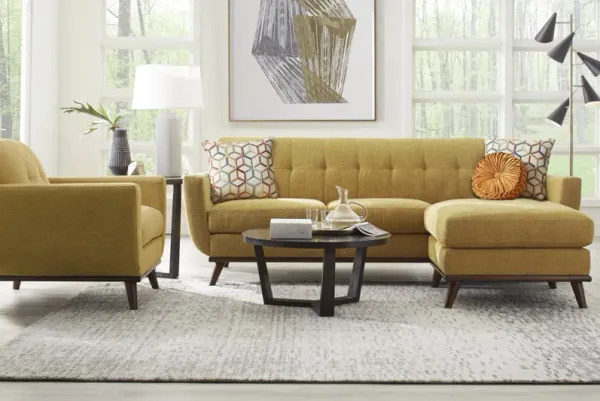 East Side Sunflower Chaise Sofa