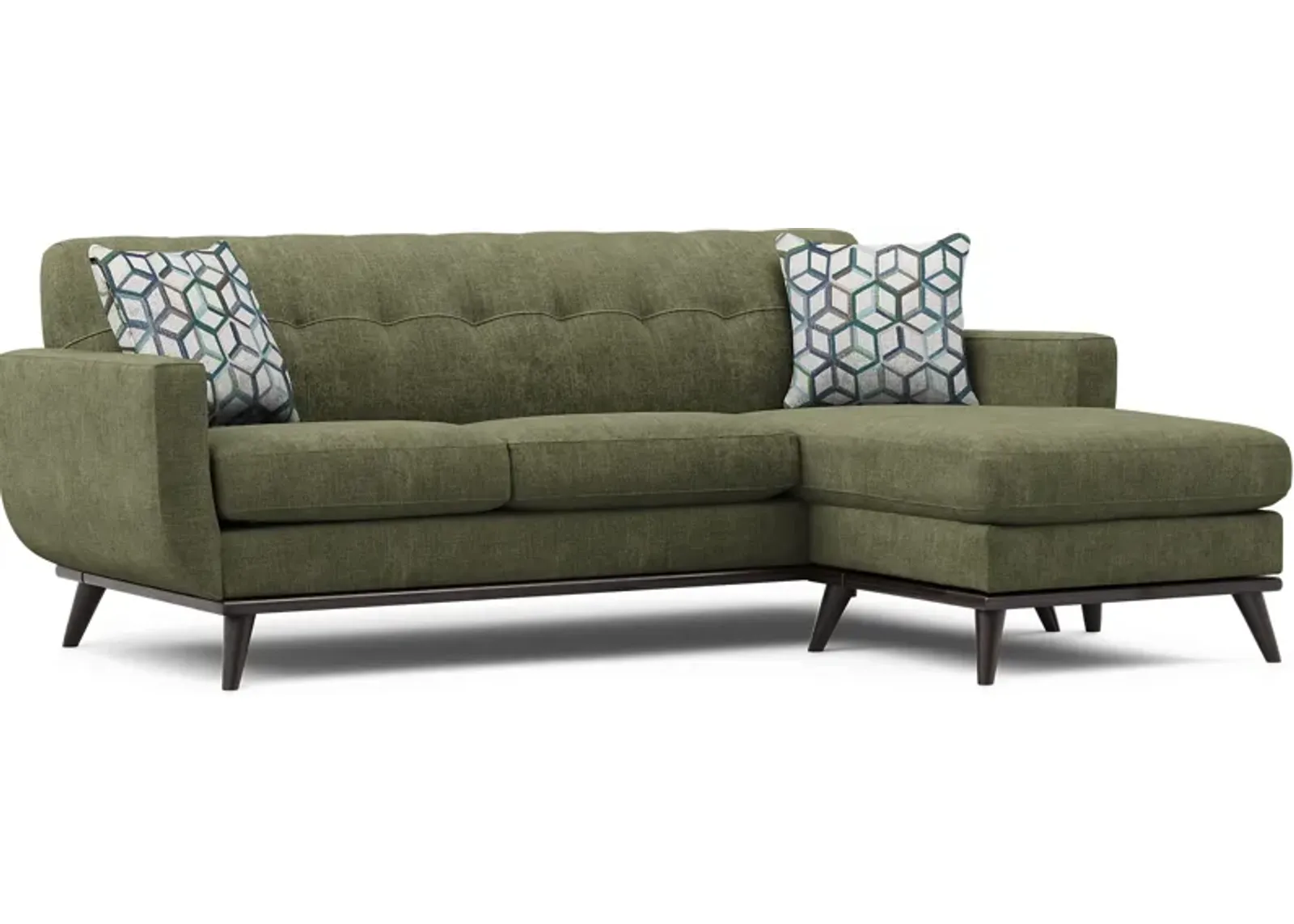 East Side Avocado Chaise Sofa