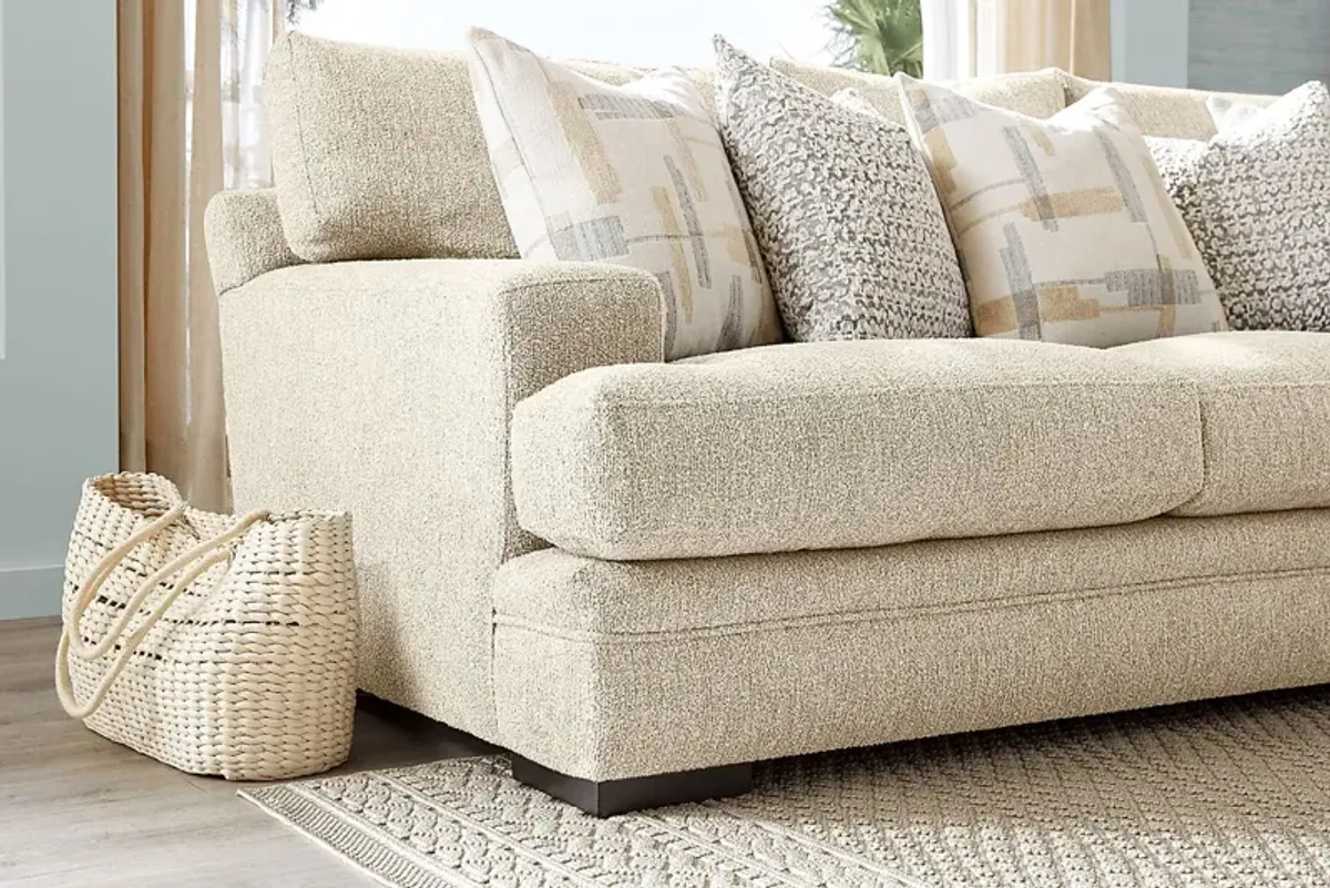 Channel Park Oatmeal 5 Pc Living Room