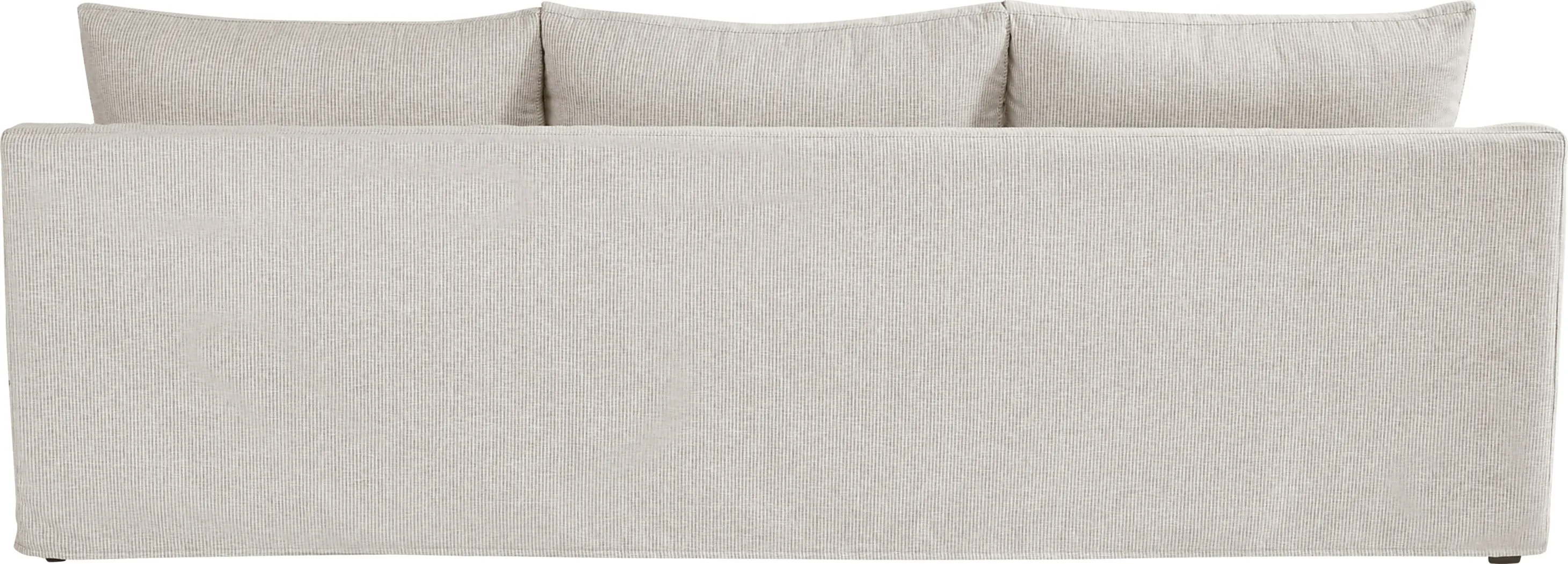 Aberlin Court Beige Polyester Fabric 3 Pc With Chaise Right Arm Sectional - Rooms  To Go