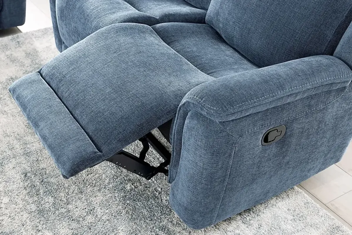 Meadow Park Cobalt 6 Pc Dual Power Reclining Living Room