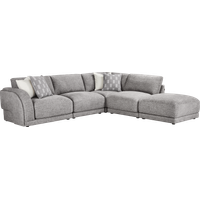 Latham Court Gray 5 Pc Sectional