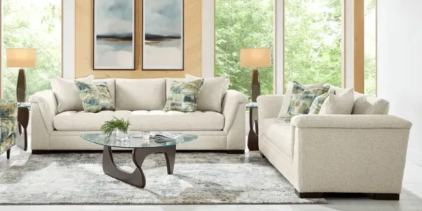 Harper Beige 3 Pc Living Room
