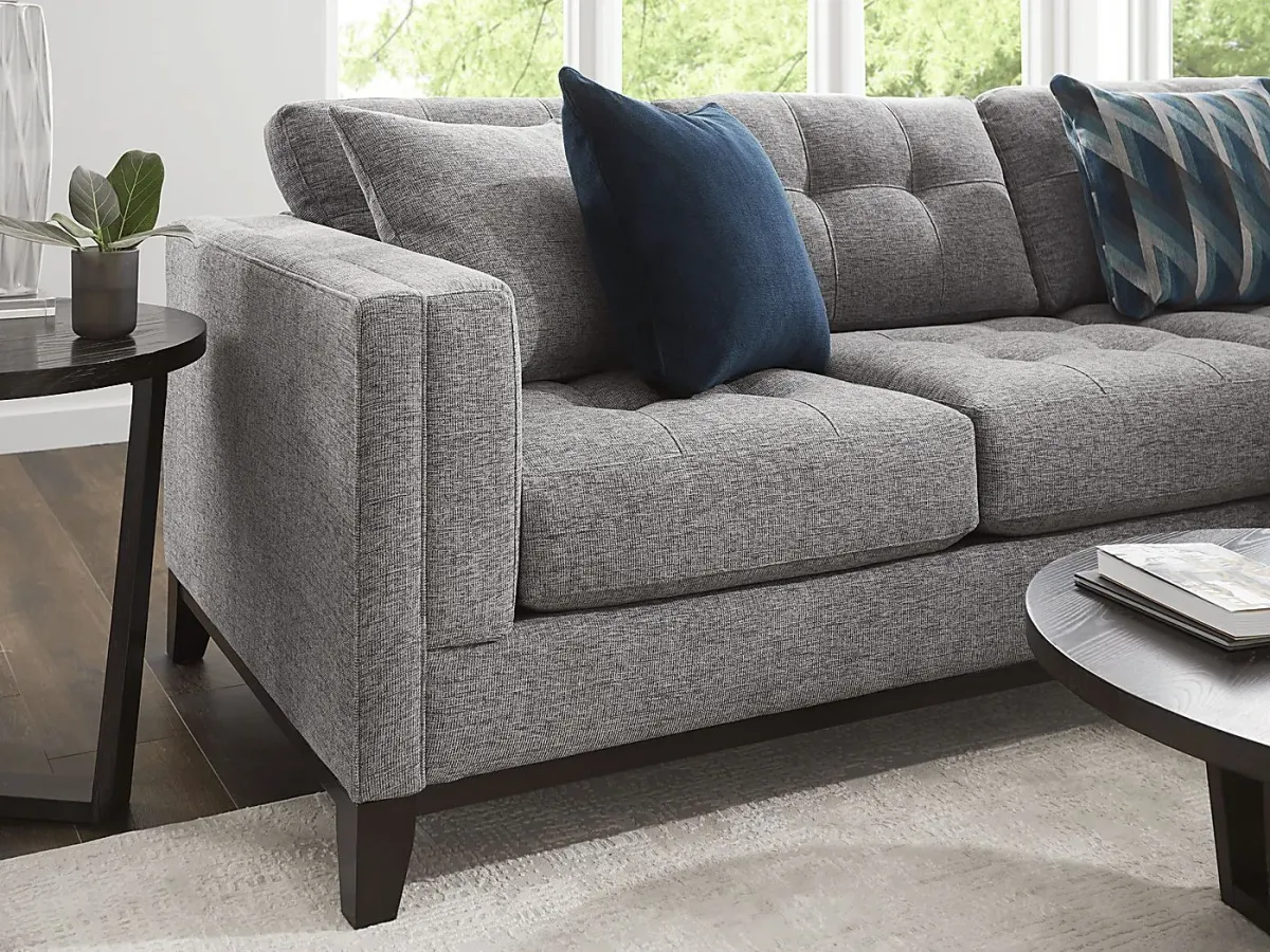 Chatham Gray 6 Pc Sectional Living Room