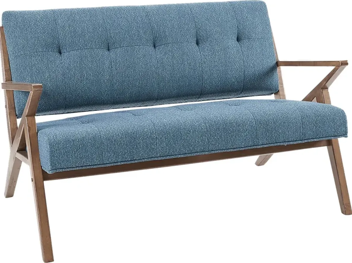 Rawlins Blue Settee