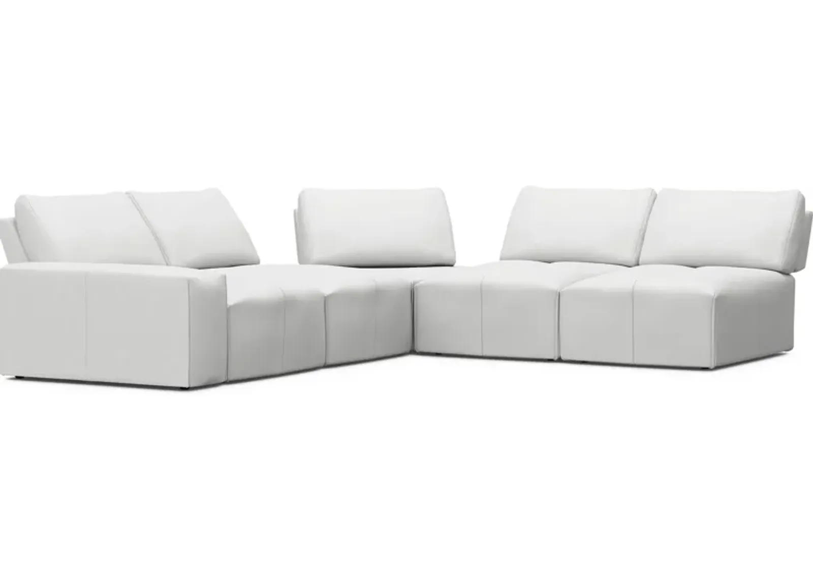 Davis Park Platinum 5 Pc Sectional