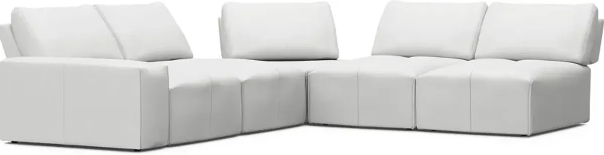 Davis Park Platinum 5 Pc Sectional