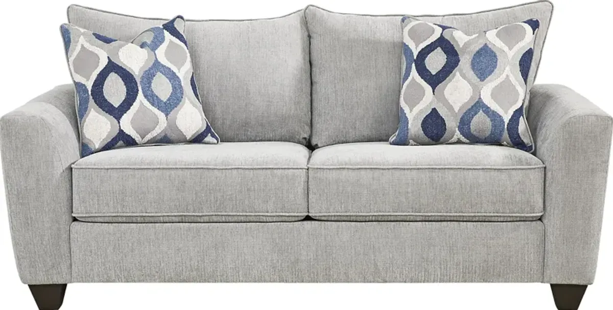 Dennin Heights Gray Sleeper Loveseat