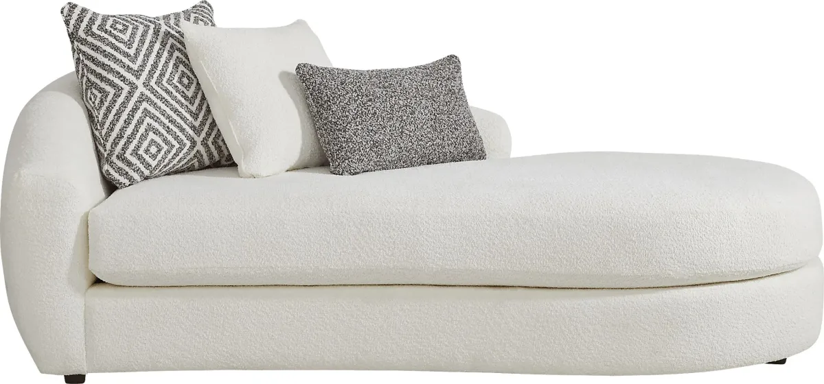 The Swerve White Chaise